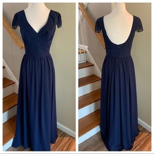 Hayley Paige Occasions Navy Maxi Dress